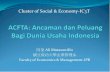 Acfta ancaman dan peluang dunia usaha indonesia