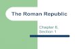 Chapter 6 the roman republic