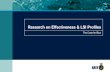 Research on Effectivenes & LSI Profiles - The Case for Blue