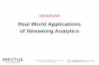 Real-world Applications of Streaming Analytics- StreamAnalytix Webinar