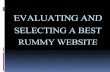 Evaluating and selecting a best rummy website