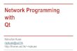 Network programming with Qt (C++)