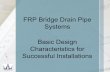 FRP Bridge Drain Pipe Systems