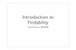 Introduction to Findability