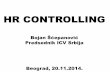 17. ICV sastanak-HR controlling,20.11.,2014, Bojan Šćepanović, MCB Menadžment Centar Beograd