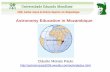 Astronomy Education in Mozambique