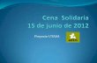 Cena  solidaria Proyecto UTASA Bolivia Fundación Adsis