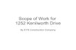 1251 Kenilworth Scope Of Work