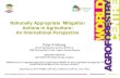 Nationally Appropriate  Mitigation Actions in Agriculture: An International Perspective