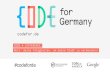 Code for Germany – Launch Event Presentation 14.07