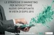 EXPO 2015 - Le strategie di marketing per intercettare nuove opportunità