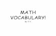 Math  Vocab  Forrest  Y