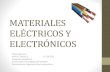 Materiales eléctricos y electrónicos