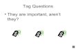 Tag questions 2