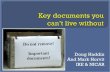 Key documents you can't live without 1
