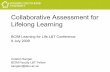Collaborative Assessment for Lifelong Learning, LSBU, 9 July 2009