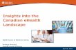 Insights into the Canadian eHealth Landscape - MaRS Future of Medicine