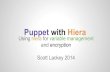 Using hiera with puppet