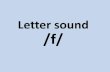 Letter sound f
