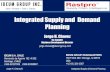 Integrated supply & demand planning 2014