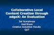 Collaborative Local Content Creation through edgeX (AoIR 2008)