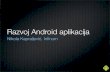 Razvoj Android aplikacija