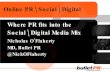 Where PR fits into the Social\Digital Media Mix