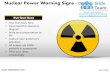 Nuclear power warning signs circles powerpoint ppt templates.