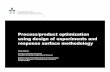 S4 - Process/product optimization using design of experiments and response surface methodology - Session 4/4