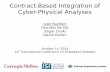 Contract-Based Integration of Cyber-Physical Analyses