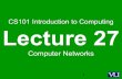 CS101- Introduction to Computing- Lecture 27