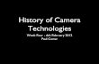 History of camera tech   week