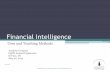 Financial Intelligence: Future Uses and Teaching Methods