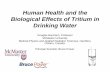 Human health and the biological effects of tritium in drinking water  boreham