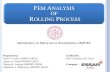 FEM analysis of rolling process