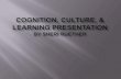 Cognition, culture, & learning media presentation ruether s educ 8401
