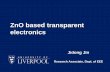 ZnO based transparent electronics
