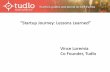 Startup Journey : Lessons Learned
