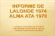 Informe De Lalonde 1974