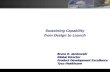 Sustaining Capability from Design to Launch