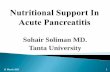 Nutrition in pancreatitis shw