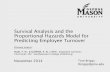 Survival Analysis for Predicting Employee Turnover