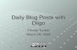 Daily Blog Posts With Diigo