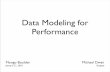 Data Modeling for Performance