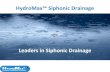 HydroMax™ Siphonic (Syphonic) Roof Drainage