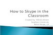 How to skype in the classroom