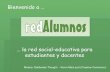 Presentación de redAlumnos, red social educativa