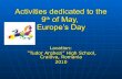 Activities dedicated to the 9th of may,