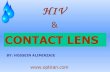 Hiv and contact lens