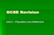 G C S E  Revision Jan 5th Form Unit 2